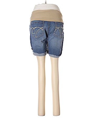 Indigo Blue Denim Shorts (view 2)