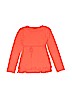 Justice 100% Cotton Graphic Orange Long Sleeve Top Size 7 - photo 2