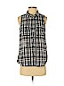 Banana Republic Factory Store 100% Polyester Black Sleeveless Blouse Size S (petite) - photo 1
