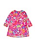 Hanna Andersson 100% Cotton Print Pink Dress Size 110 cm / US 5-6 - photo 2