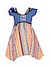 Jona Michelle 100% Cotton Print Blue Dress Size 4T - photo 1