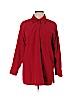 Elisabeth by Liz Claiborne 100% Cotton Red Long Sleeve Button-Down Shirt Size 16 (petite) - photo 1