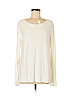 Halston Heritage Ivory Long Sleeve Top Size M - photo 1