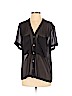 Vince Camuto 100% Polyester Black Short Sleeve Blouse Size S - photo 1