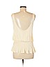 Diane von Furstenberg 100% Micro Modal Ivory Sleeveless Top Size M - photo 2