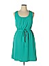 Banana Republic 100% Polyester Blue Casual Dress Size 14 - photo 1