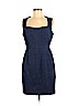 Banana Republic Blue Casual Dress Size 12 (petite) - photo 1