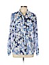 Gap Outlet Blue Long Sleeve Button-Down Shirt Size L - photo 1