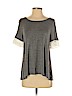 Ann Taylor LOFT Outlet Gray Short Sleeve Top Size XS (petite) - photo 1