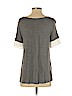 Ann Taylor LOFT Outlet Gray Short Sleeve Top Size XS (petite) - photo 2