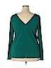 Lane Bryant Green Long Sleeve Top Size 18 - 20 Plus - photo 2