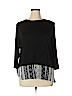 J.jill Black 3/4 Sleeve Top Size XL - photo 1