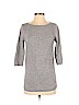In Cashmere 100% Cashmere Gray Cashmere Pullover Sweater Size S - photo 1