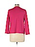 Rafaella 100% Cotton Pink Cardigan Size L (petite) - photo 2