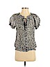 Joie Ivory Short Sleeve Blouse Size S - photo 1