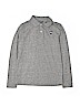 Crewcuts 100% Cotton Gray Long Sleeve Polo Size 12 - photo 1