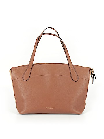 Burberry Medium  Welburn Leather Tote (view 1)