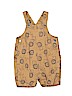 Carter's 100% Cotton Tan Overall Shorts 12-18 MO / 18 MO - photo 1