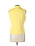 Talbots 100% Cotton Yellow Sleeveless Button-Down Shirt Size 10 (petite) - photo 2