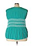 Assorted Brands 100% Rayon Teal Sleeveless Blouse Size 3X - photo 2