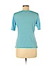 Talbots 100% Linen Blue Short Sleeve Top Size M (petite) - photo 2