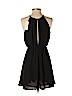 Lush 100% Polyester Black Casual Dress Size S - photo 2