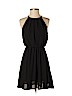 Lush 100% Polyester Black Casual Dress Size S - photo 1