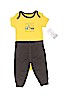 Carter's 100% Cotton Yellow Short Sleeve Onesie 0-3 MO / 3 MO - photo 1