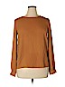 Forever 21 Contemporary 100% Polyester Tan Long Sleeve Blouse Size XL - photo 1