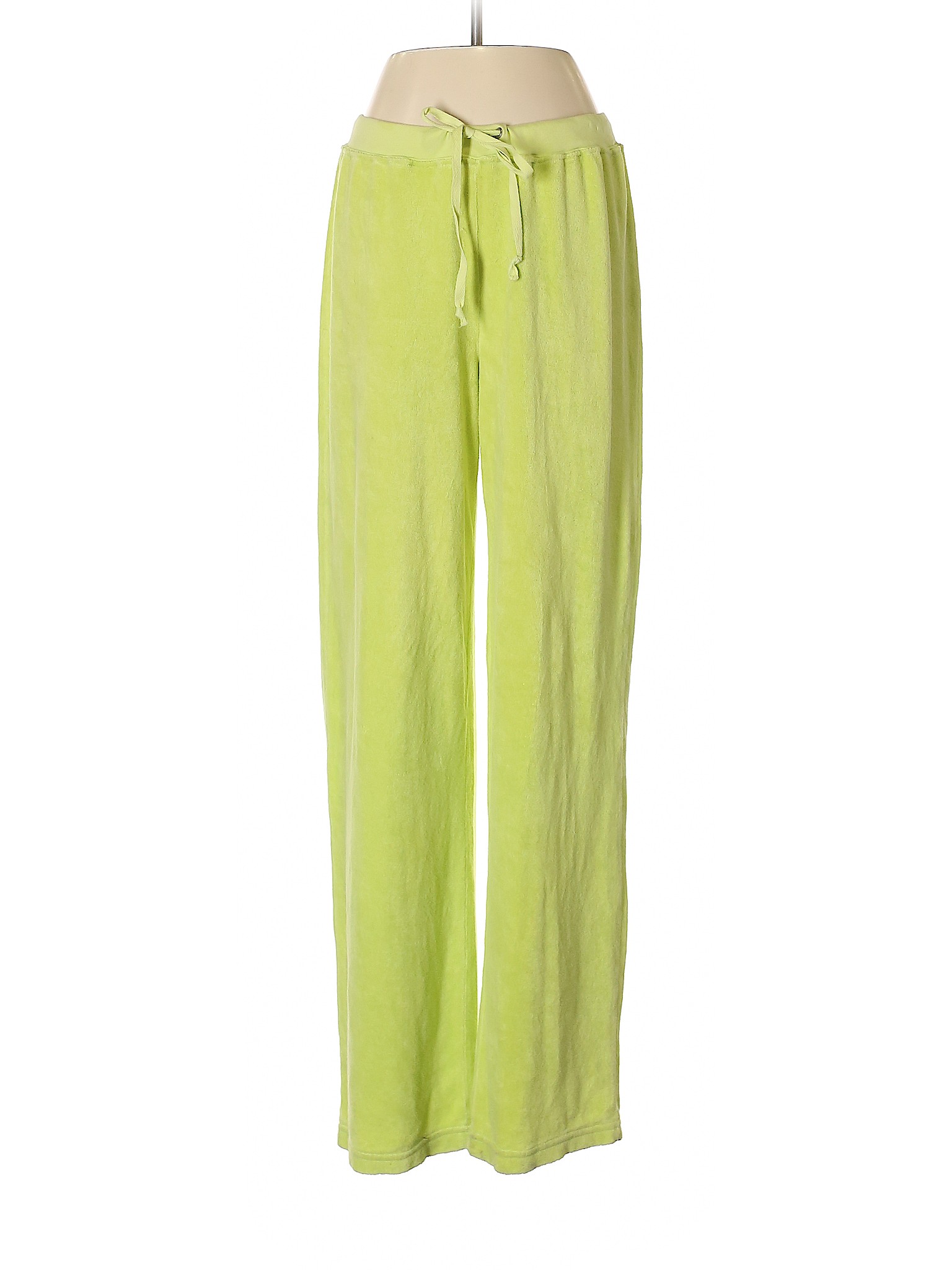 green velour pants