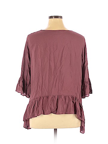 Simply Vera Vera Wang 3/4 Sleeve Blouse (view 2)