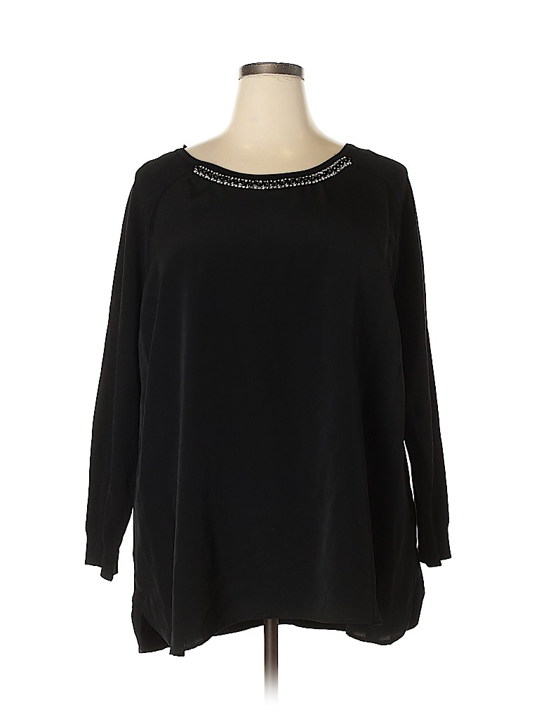 Calvin Klein 100% Polyester Black Pullover Sweater Size 3X - photo 1