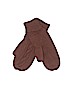 Unbranded Solid Brown Mittens One size - photo 1