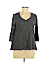SONOMA life + style Gray 3/4 Sleeve Top Size M (petite) - photo 1