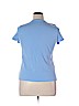 St. John's Bay 100% Cotton Blue Short Sleeve T-Shirt Size XL (petite) - photo 2
