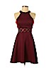 My Michelle Burgundy Cocktail Dress Size 3 - photo 1