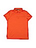 Tek Gear 100% Polyester Orange Short Sleeve Polo Size 14 - 16 - photo 1
