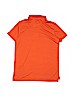 Tek Gear 100% Polyester Orange Short Sleeve Polo Size 14 - 16 - photo 2