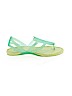Crocs Solid Green Sandals Size 7 - photo 1