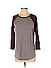 Victoria's Secret Pink Gray 3/4 Sleeve T-Shirt Size S - photo 1