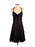 BCBGMAXAZRIA 100% Silk Black Cocktail Dress Size 6 - photo 1