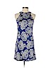 Ann Taylor LOFT 100% Cotton Blue Casual Dress Size 0 (petite) - photo 1