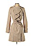 Diane von Furstenberg 100% Cotton Tan Trenchcoat Size 0 - photo 1