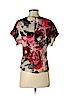 Leifsdottir 100% Silk Ivory Short Sleeve Silk Top Size 0 - photo 2