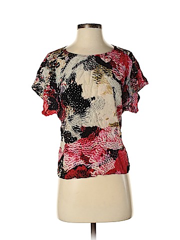 Leifsdottir Short Sleeve Silk Top (view 1)