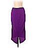 Diane von Furstenberg 100% Silk Purple Silk Skirt Size 6 - photo 2