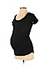 Angel Maternity Black Short Sleeve Top Size XS - photo 1
