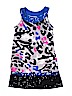 Justice Animal Print Black Dress Size 7 - photo 1