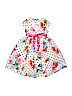 Assorted Brands 100% Polyester Floral Polka Dots White Special Occasion Dress Size 6 - photo 2