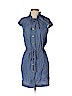 Tory Burch 100% Cotton Blue Casual Dress Size 2 - photo 1